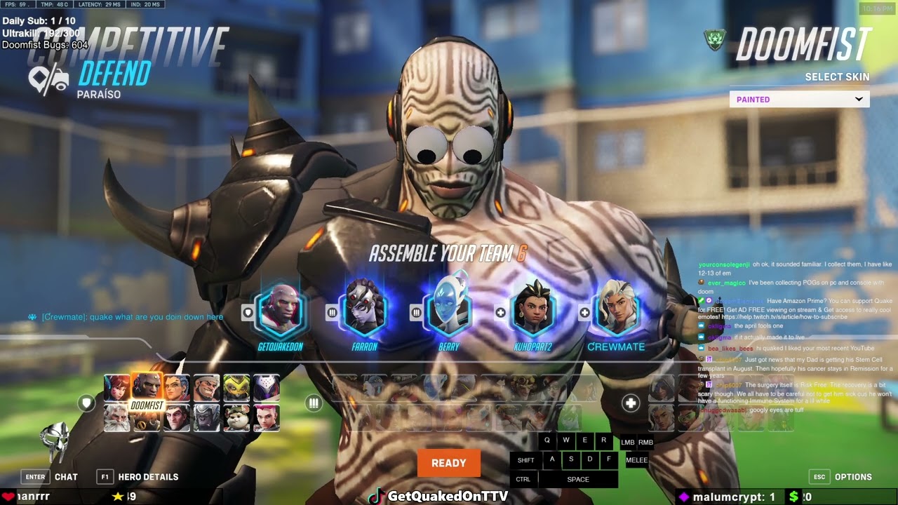 THIS IS SICK DOOMFIST MAIN! GetQuakedOn Doomfist Gameplay Overwatch 2 Season 9