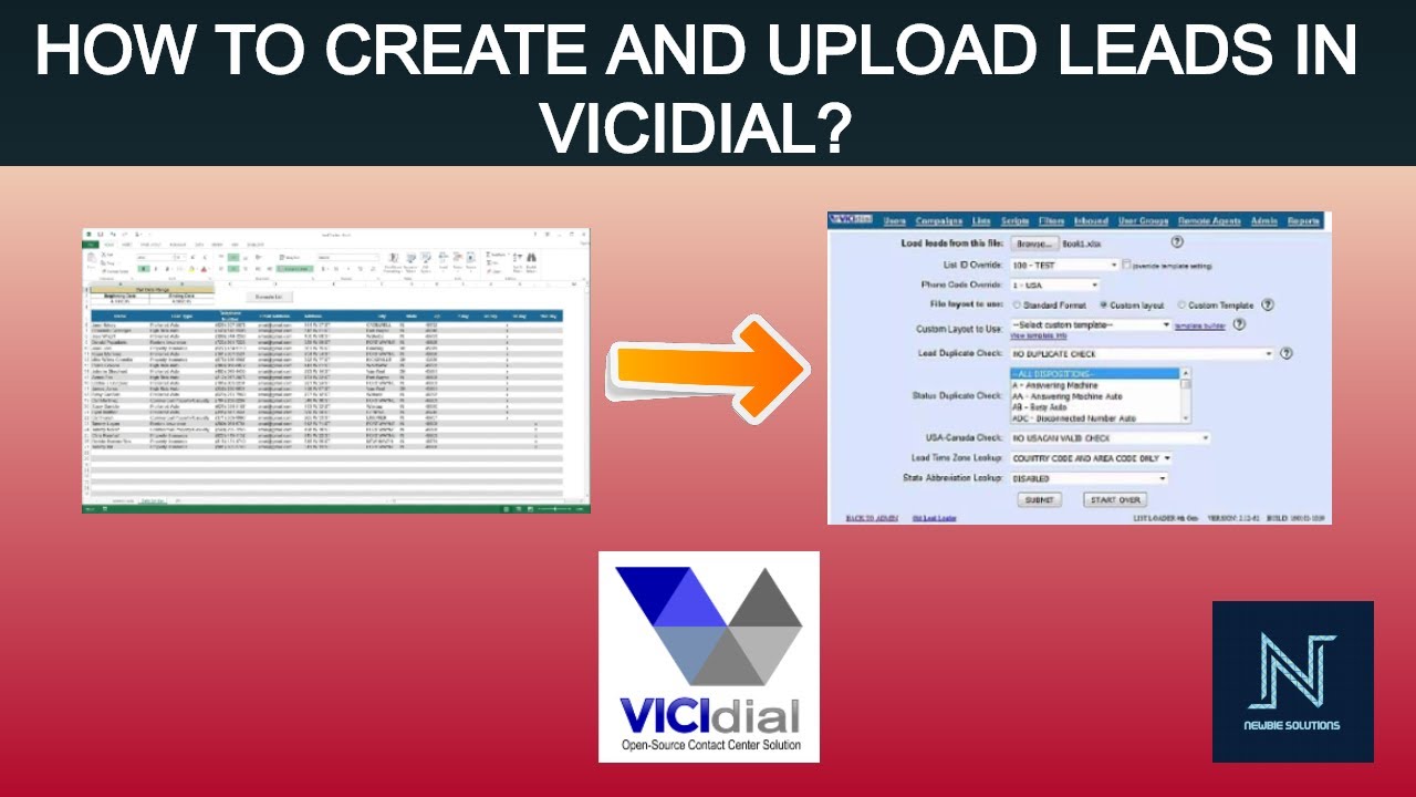 HOW TO CREATE AND UPLOAD LEADS IN VICIDIAL | TUTORIAL GUIDE |