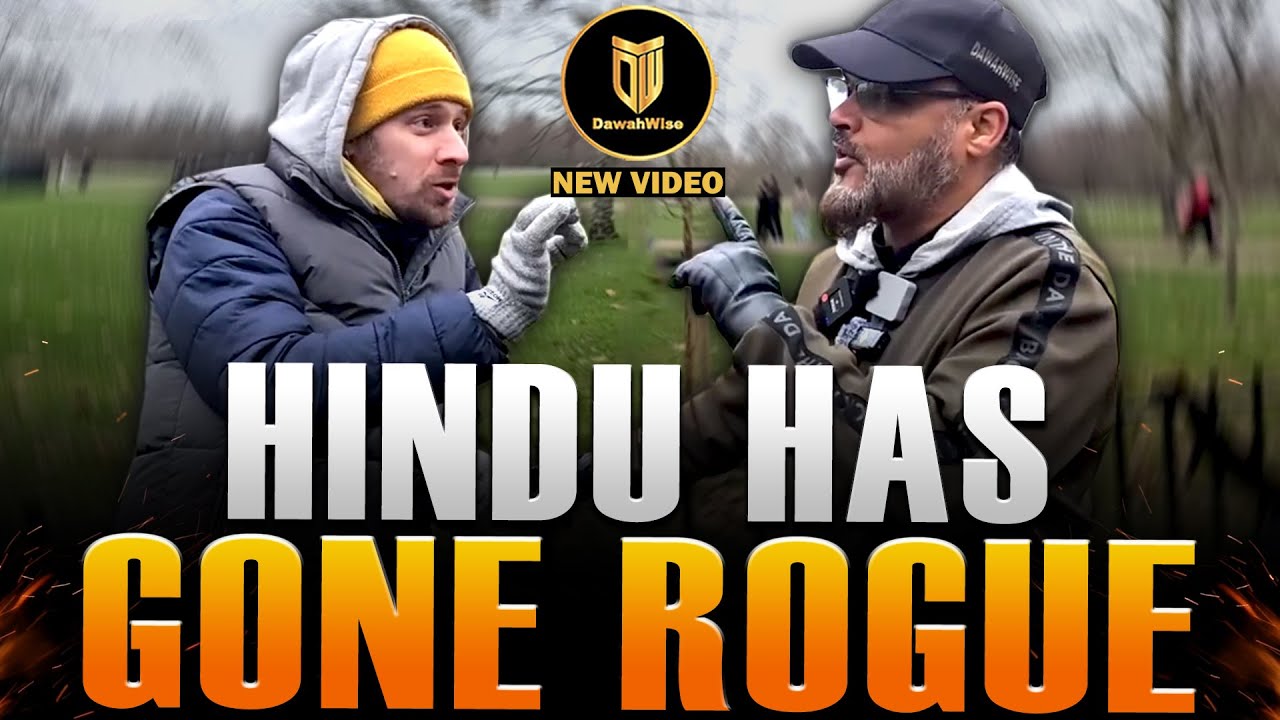 Unhinged Hindu Can't Handle Muslim's Arguments | Hashim | Speakers Corner