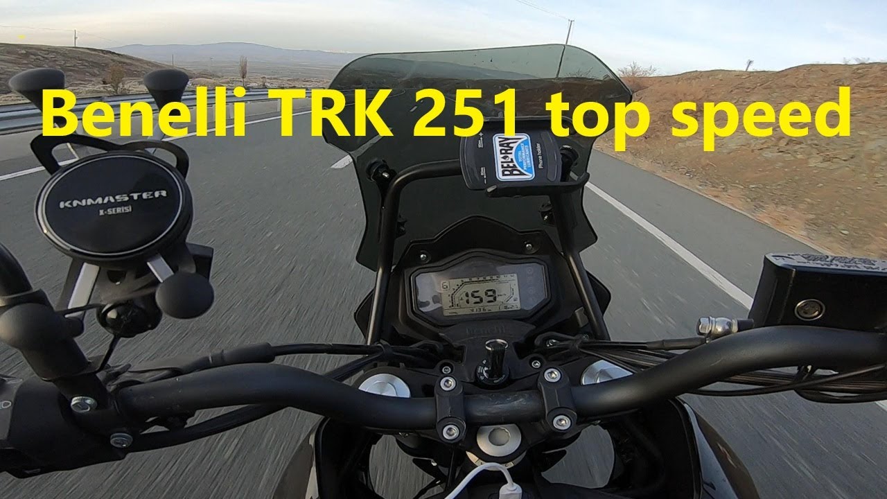 Benelli TRK 251 Top Speed Test
