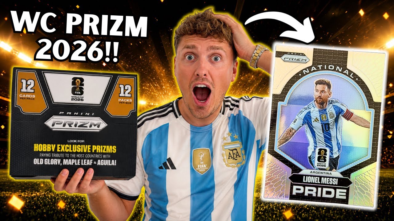 БЕЗУМНЫЙ МЕССИ! Распаковка хобби-бокса Panini Prizm World Cup 2026!