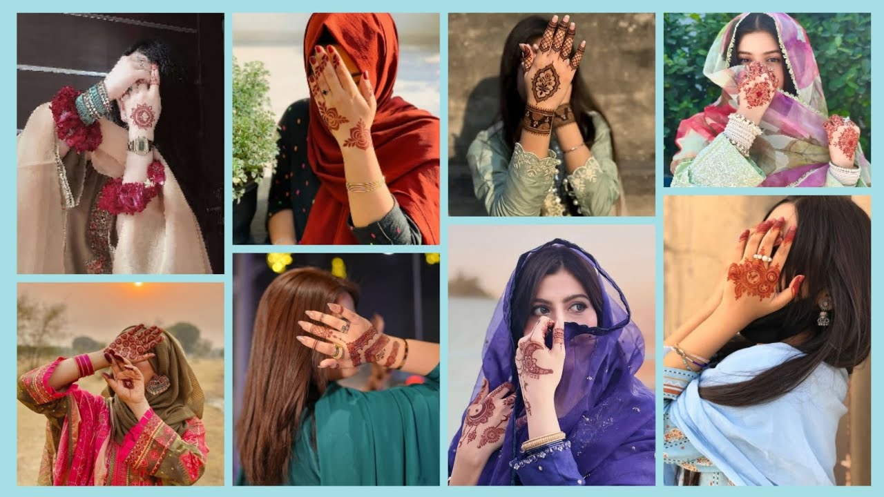Girls Eid Mehndi hands pose design dpz ❤️ / Eid dpz for Girls / #eid #ideas #bestlinesanddps 