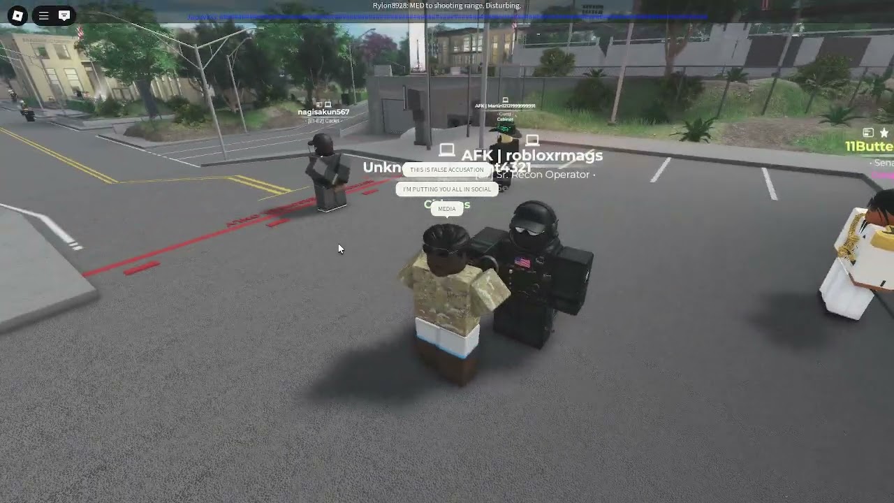 Gameplay of an racist USM group