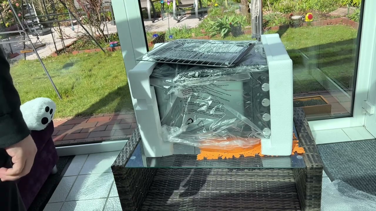 TZS First Austria Minibackofen, 2000W 45L Innenbeleuchtung, Umluft & Drehspieß Unboxing & Anleitung