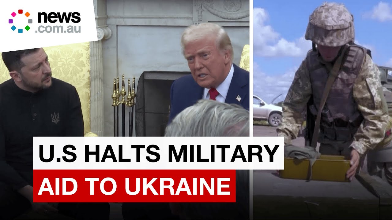 Trump halts all U.S. military aid to Ukraine: White House official