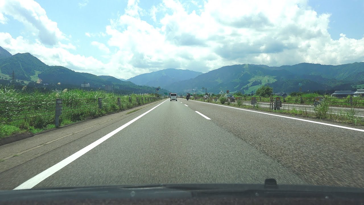4K　E17・関越自動車道　上り・等速　前半　長岡JCT→関越トンネル→前橋IC