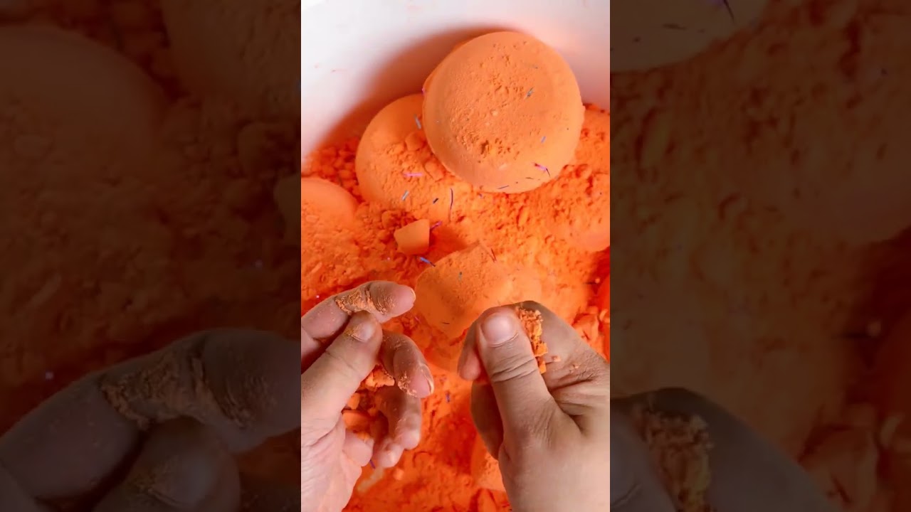 Super crunchy ASMR baking soda blasting