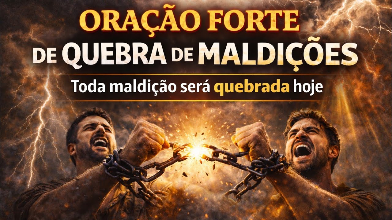 ORAÇÃO FORTE DE QUEBRA DE MALDIÇÕES | Deus vai quebrar todo mal hoje