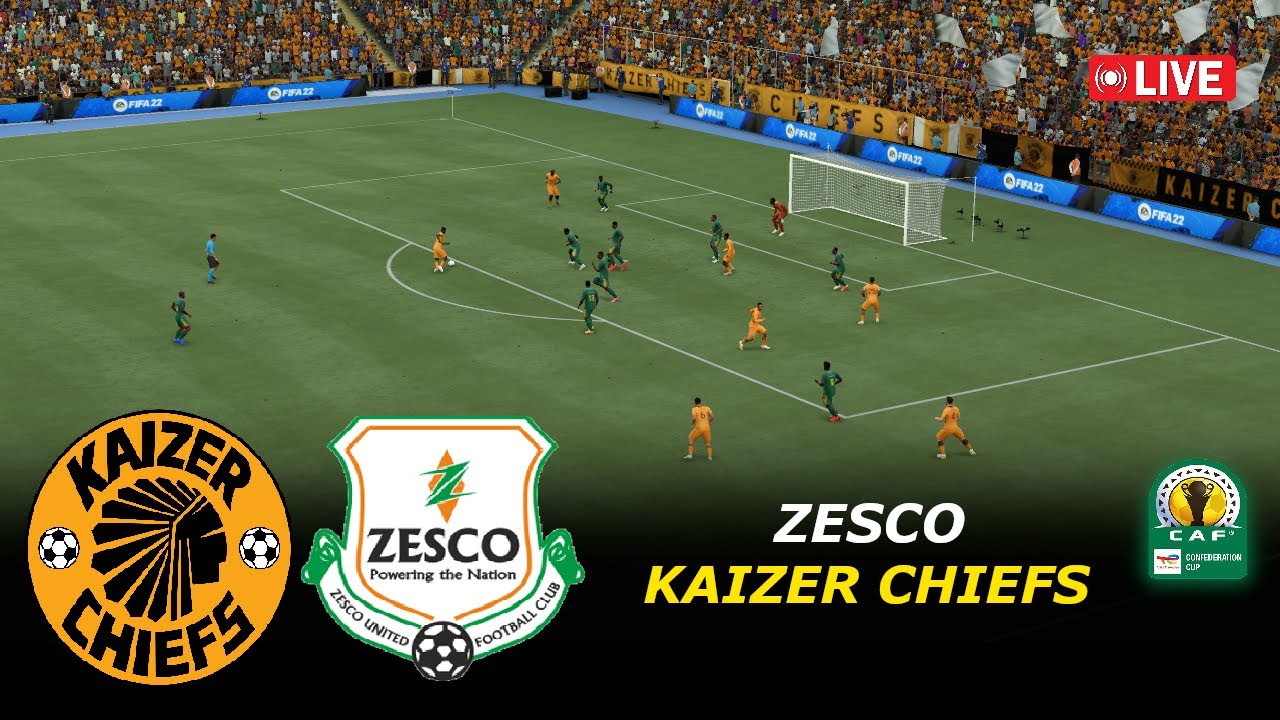 🔴Kaizer Chiefs vs ZESCO United Live | CAF Confederation Cup 2026 | eFootball Pes21 Simulation