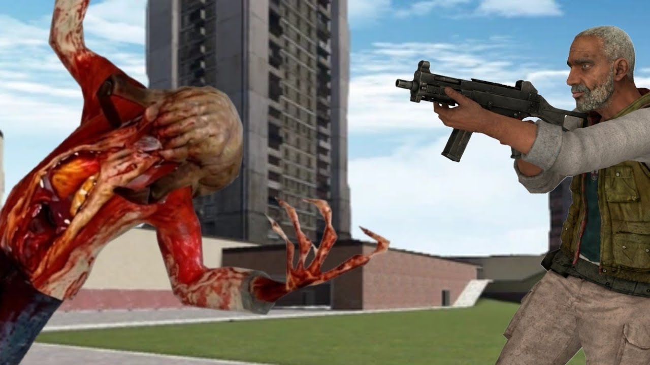 Люди half life vs зомби half life|Garry's mod