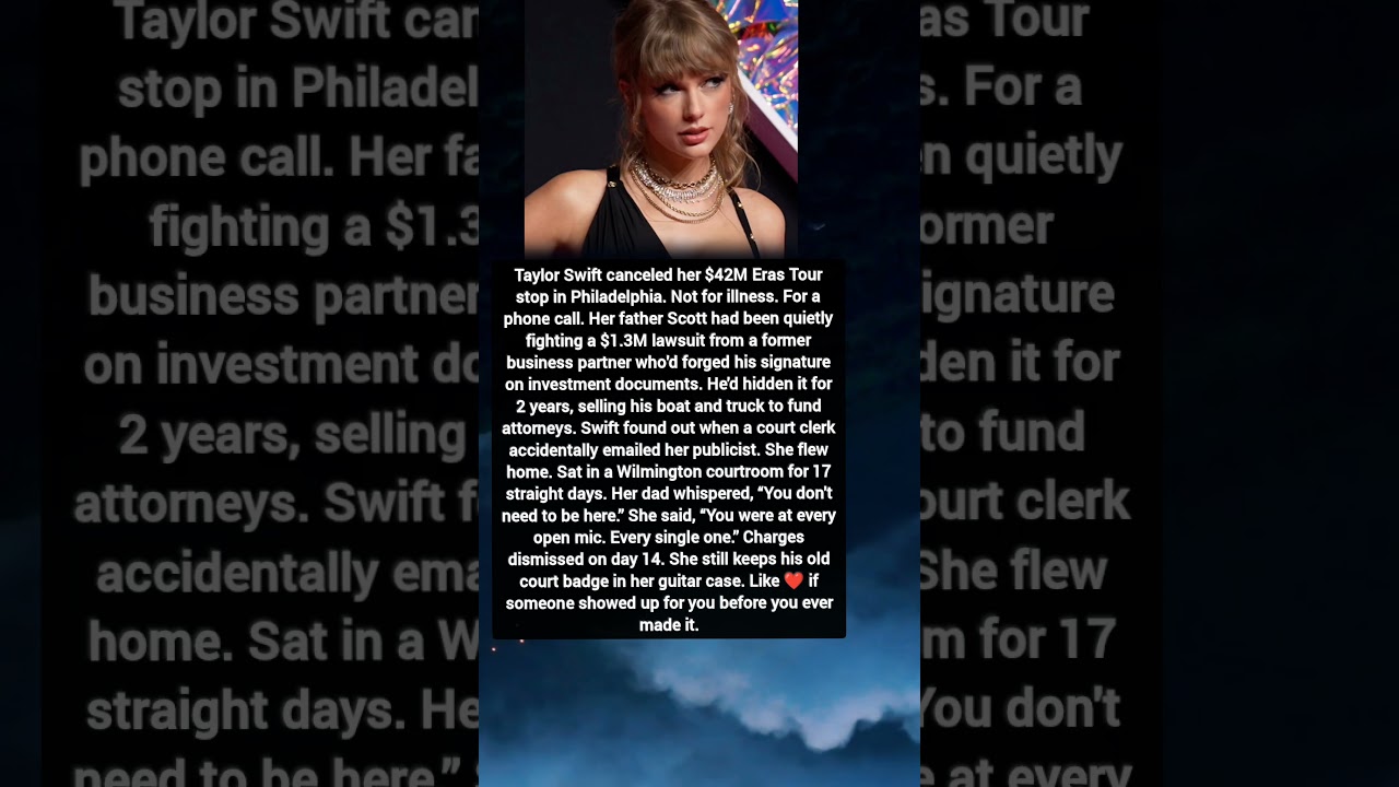 Taylor Swift&rsquo;s Emotional Sacrifice for Her Dad ❤️ | A Powerful Family Story