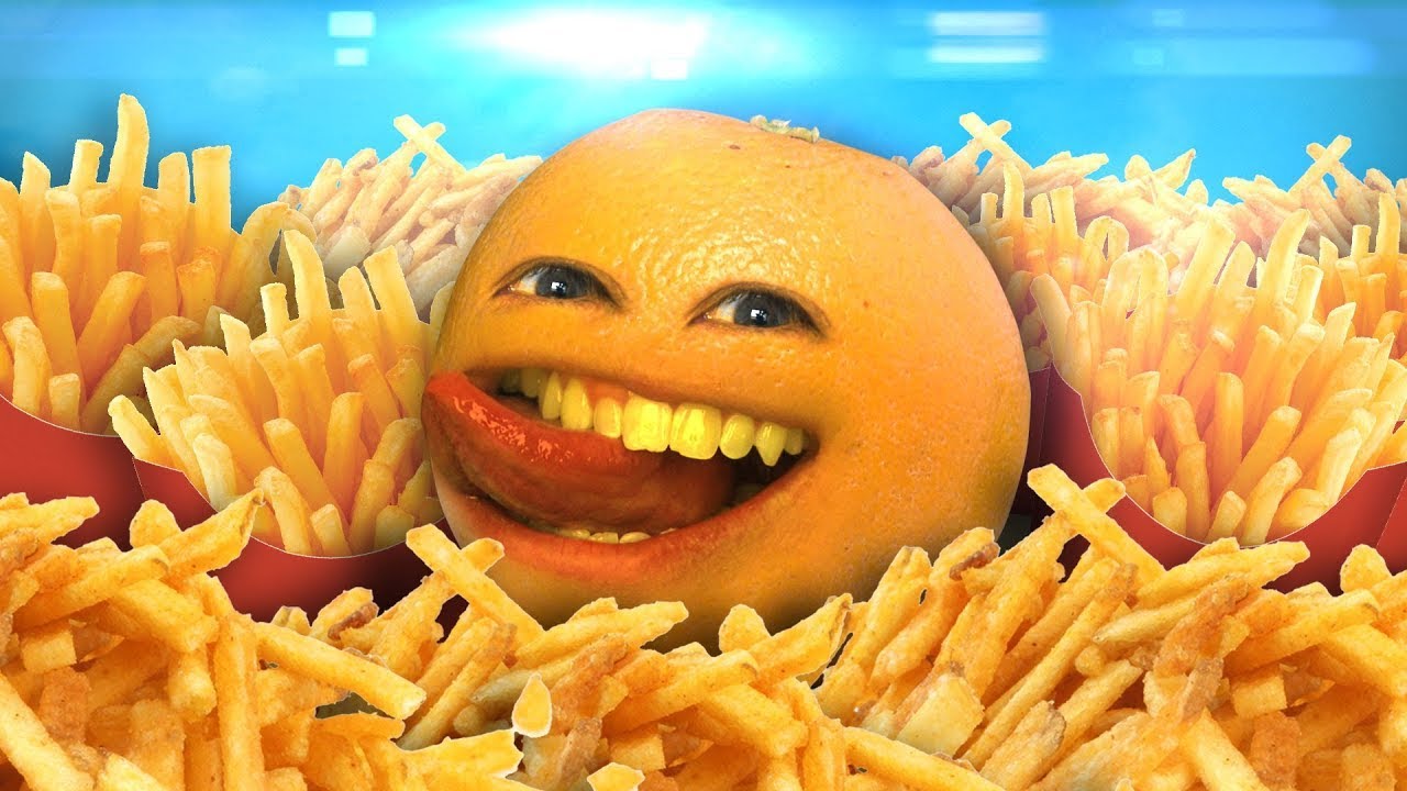 Annoying Orange - Fry-day (Rebecca Black Friday Parody)(1 Hour Loop)