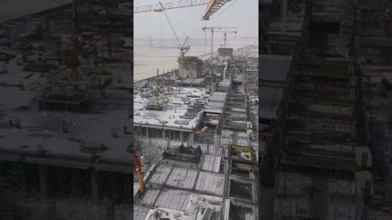 meydan one mall during construction