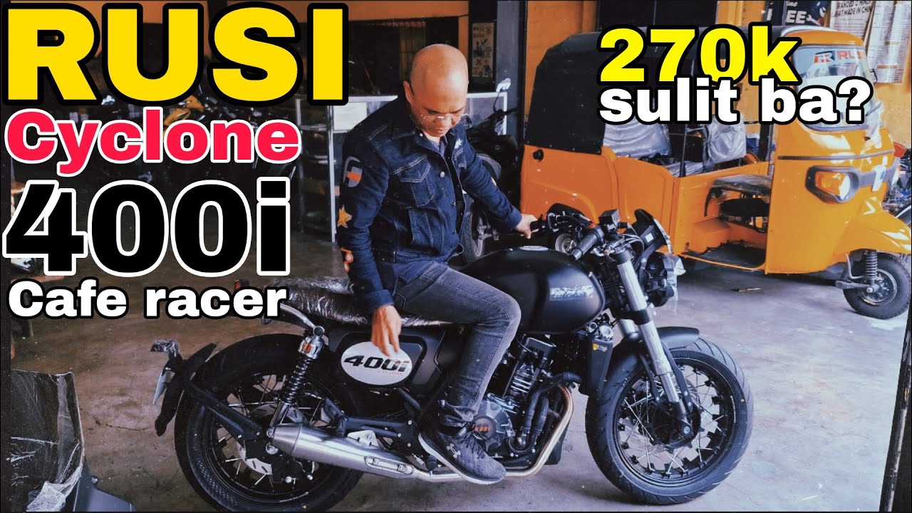 Maporma na  Cafe Racer Bike  2023  RUSI Cyclone400i  Actual unit review ! Bibili ka ba?