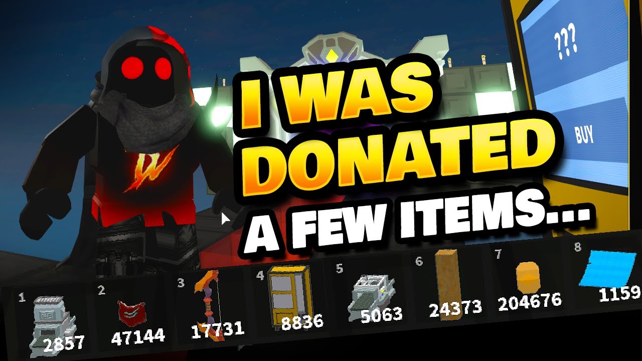 Received Thousands of Items for Giveaway in Roblox Islands