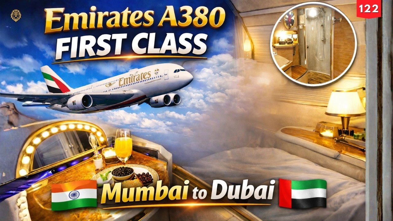 World’s Best First Class? Emirates A380 Mumbai to Dubai Flight Experience