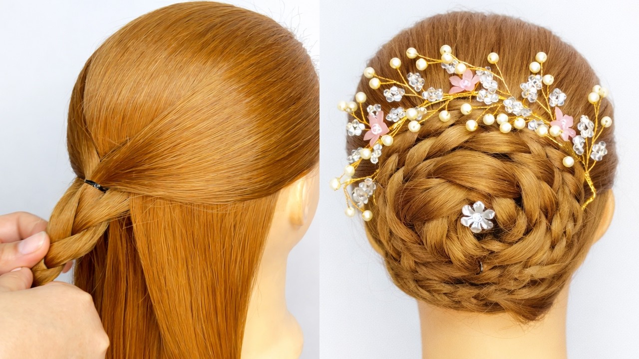 New Updo Bun Simple Hairstyles | Easy Hairstyles for Everyday | Cute Bun Hairstyle for Girls 2026