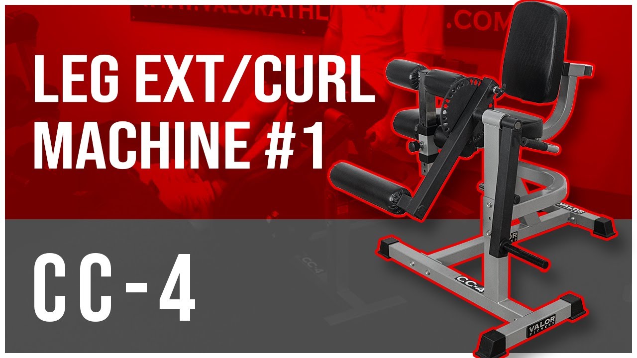CC-4 Valor Fitness Leg Extension / Leg Curl Machine