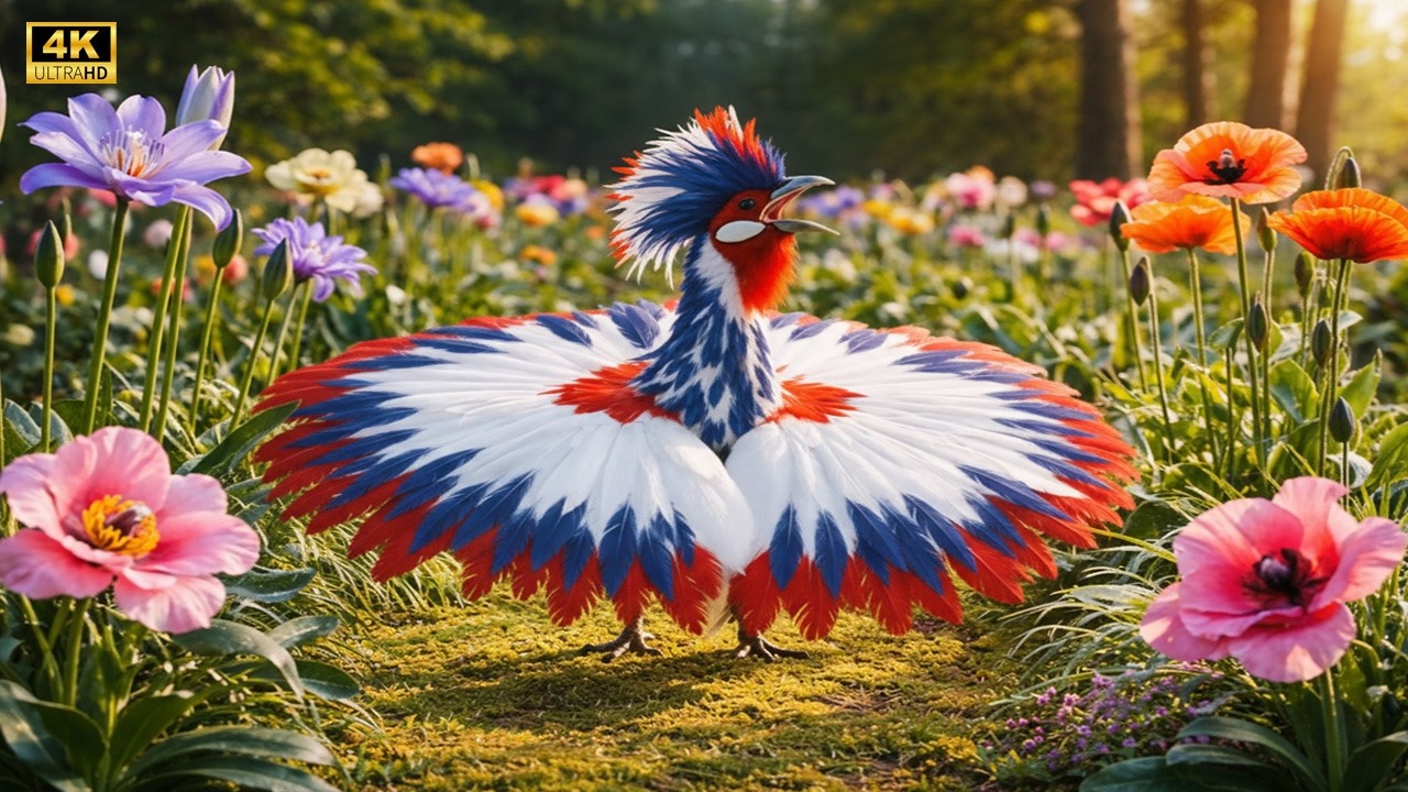 Top 100 Most Beautiful Birds Ever Recorded  Peaceful Nature Sounds 4K ASMR