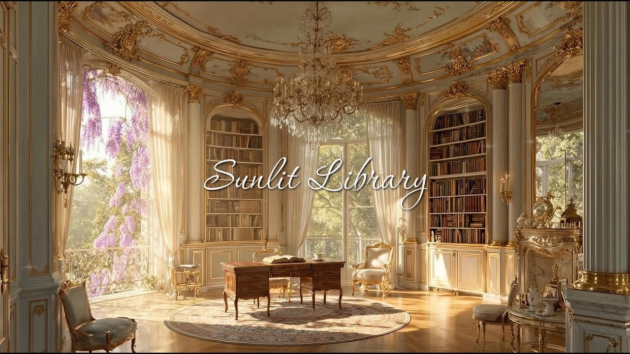 Soft Piano for Reading in a Sunlit Library | Relaxing Piano Music