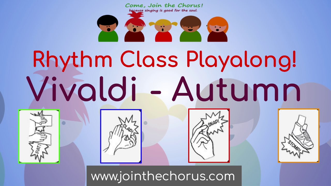 Rhythm & Body Percussion Play-along - VIVALDI AUTUMN