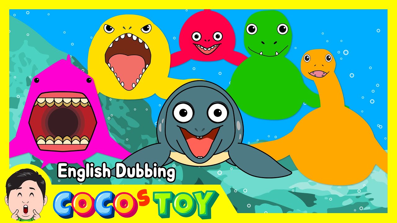 En DubbingㅣHelp the baby ichthyosaurus find the mommy ichthyosaurus!ㅣdinosaurs kidstoonㅣCoCosToy