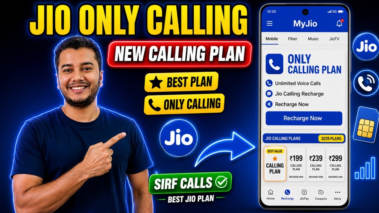 Jio Only Calling Recharge 2026 | Jio Calling Recharge Plan | Jio Call Plan Details