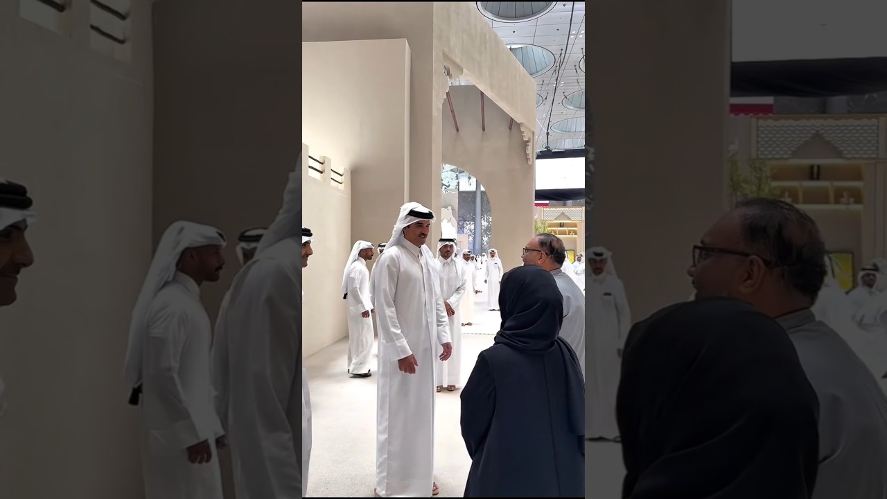 Sheikh Tamim bin Hamad Al Thani is a young and respected leader deeply loved by the people  Qatar 🇶🇦