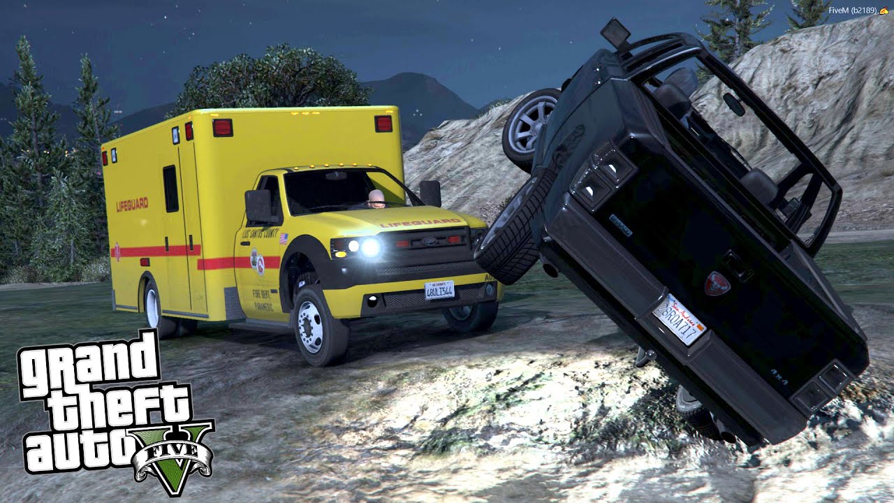 GTA Online's WEIRDEST POLICE CHASES FiveM BUSTED #02
