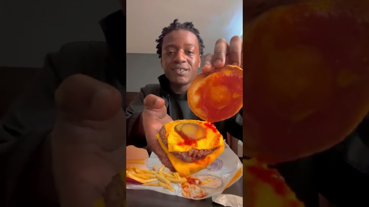MCDONALD’S DOUBLE CHEESEBURGER 🍔 MUKBANG • FRENCH FRIES 🍟 