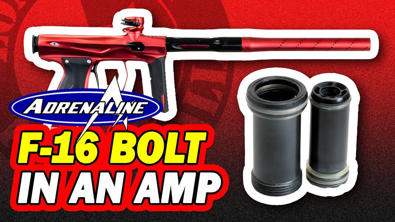 Shooting the Adrenaline F-16 Bolt in Shocker AMP Ramping | Lone Wolf Paintball Michigan