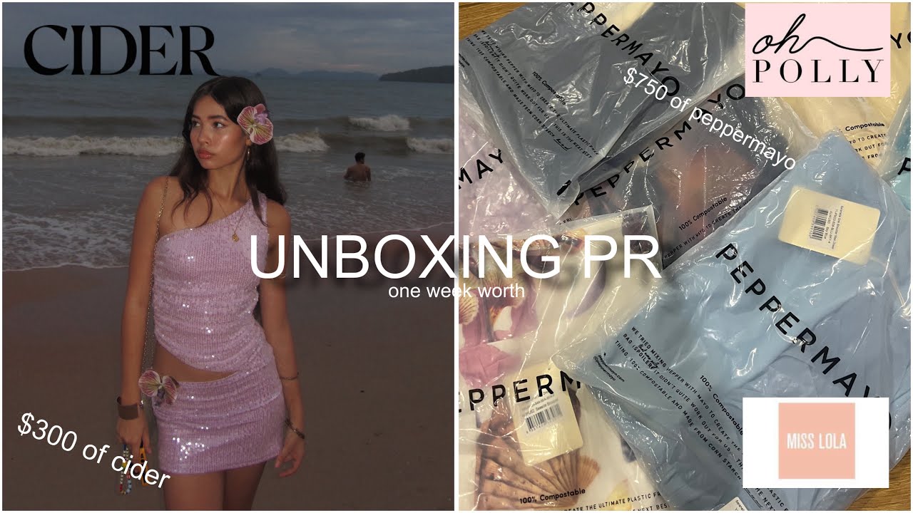 UNBOX PR WITH ME (ohpolly, Shopcider, peppermayo & etc.)
