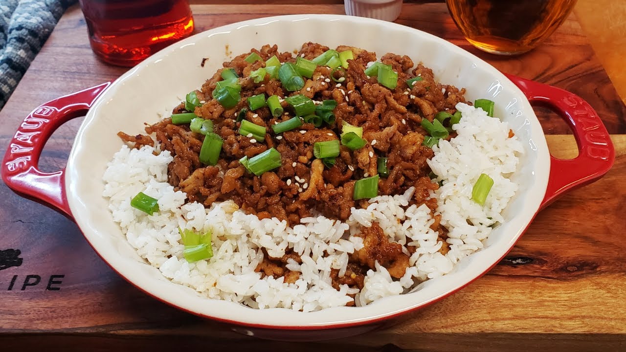 Korean Ground Turkey & Rice Bowls | KendraCookingTyme