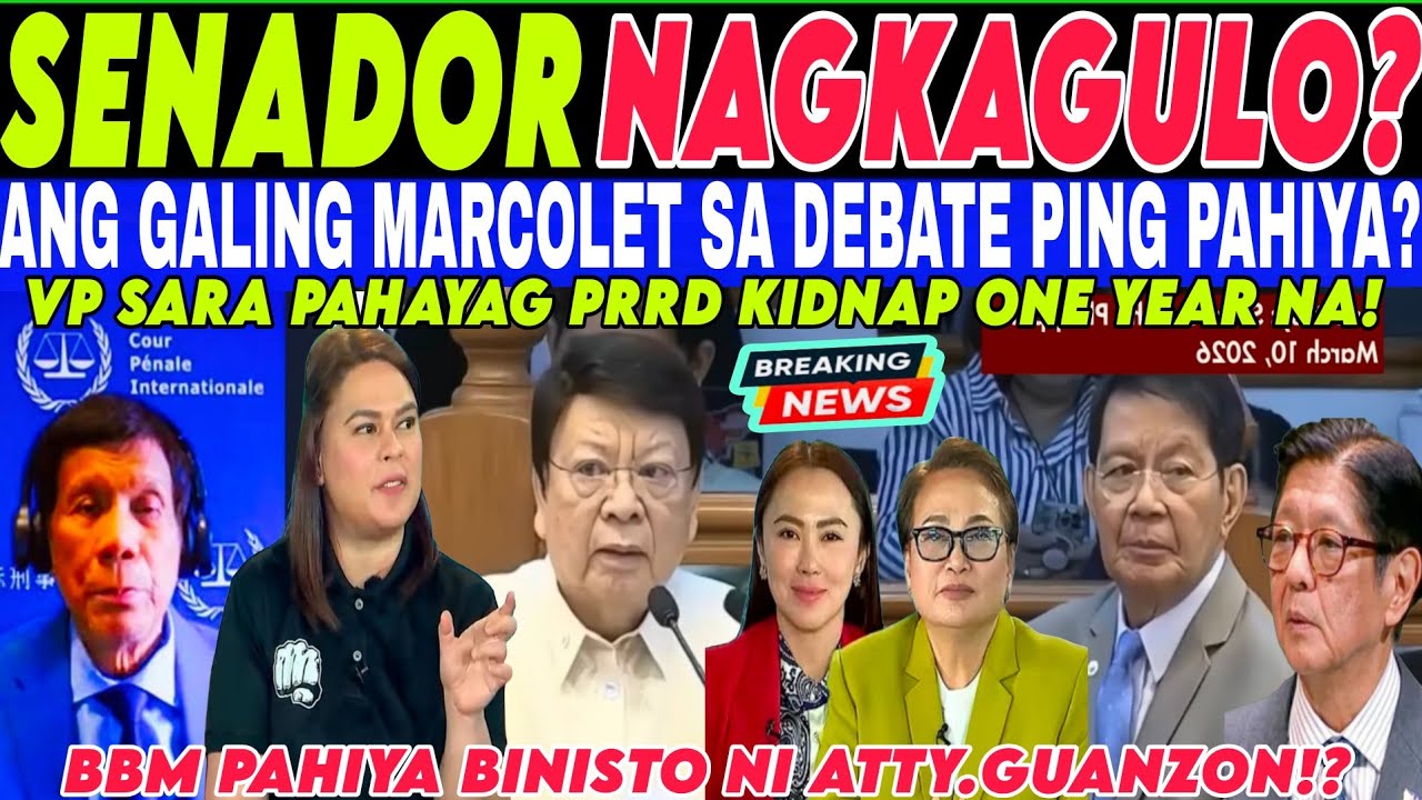 Breaking MARCOLETA KINAWAWA si LACSON sa DEBATE? VP SARA NAG-DISISYON ABOUT PRRD#prrd #vpsara #vmr