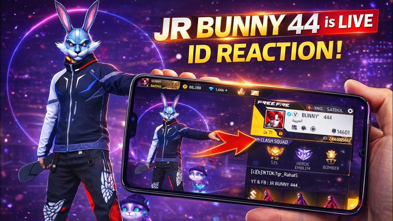JR BUNNY 444  is live! টিম কোড দিয়ে খেলবো সবাই চলে আসো লাইভে খেলা হবে টিম কোড দিয়ে 🎮☺️