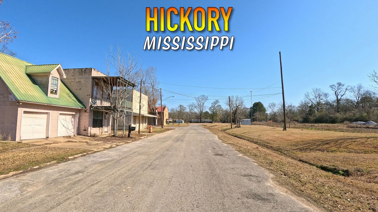 Hickory Mississippi Driving Through