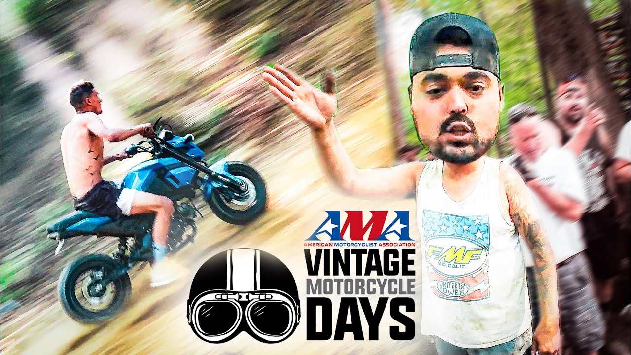 Мотоциклы, пиво и никаких шлемов... Но мы подписали отказ от прав! | AMA Motorcycle Vintage Days ...