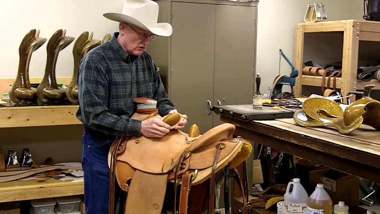 Leather: Wade Saddle - Cowboy Saddle Bucking Rolls - Handmade Wade Saddles - Saddle Shop