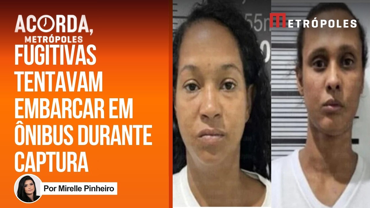 Fugitivas da Colmeia são localizadas e presas após fuga no DF