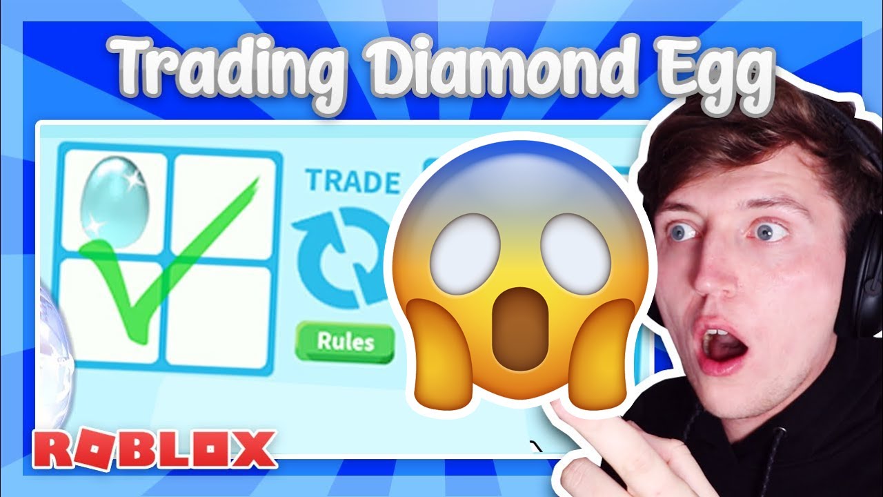 BEST Diamond Egg Trade EVER on Adopt Me - Roblox #Shorts