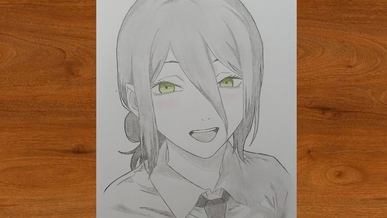 how to draw Reze Chainsawman