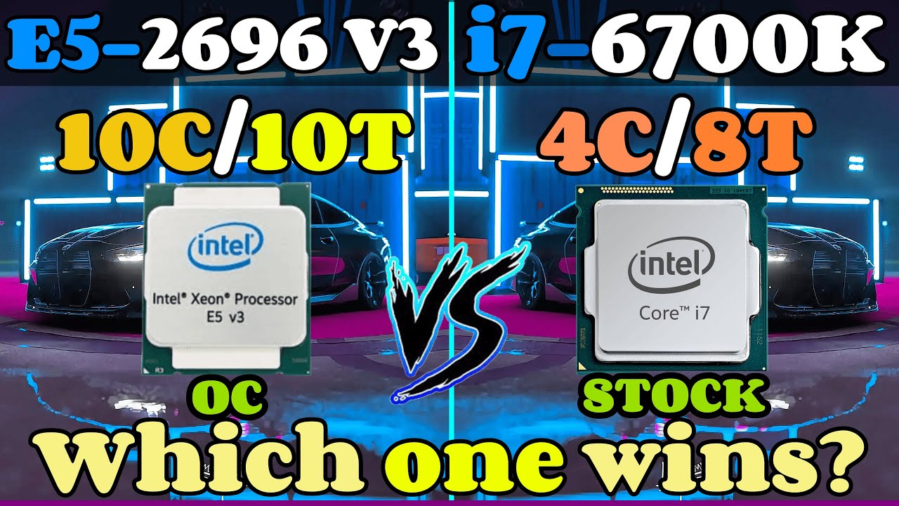 i7-6700K vs Xeon E5-2696 v3 | CPU Battle in Games!
