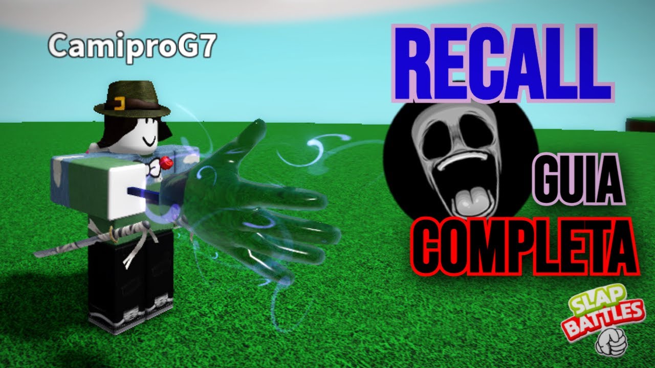 RECALL: Guia Completa de Como Conseguirlo (Explicado) | Slap Battles Roblox