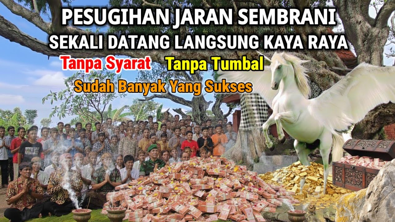 Viral !! Pesugihan Tanpa Tumbal Jaran Sembrani ' Sekali Datang Langsung Kaya Raya