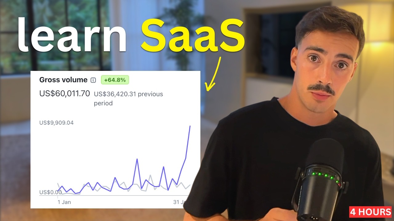 SaaS Course: Build a $1M SaaS Business with No Code (4+ Hours)