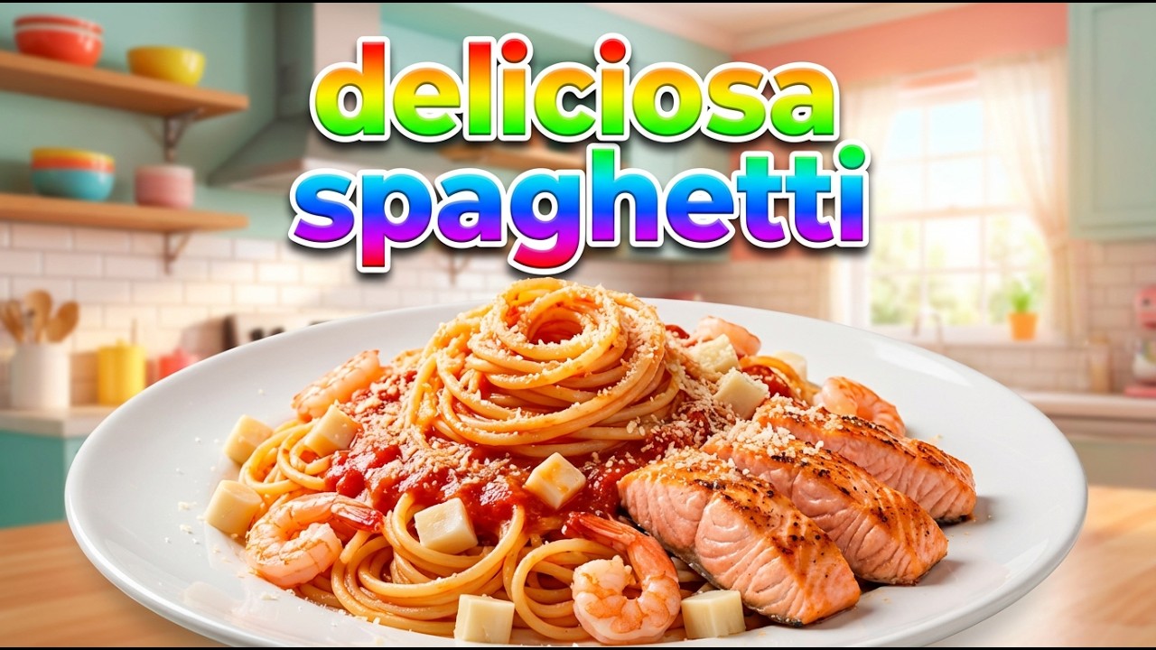 Receta Facil Y Rapida Deliciosa Spaghetti a la Marinera