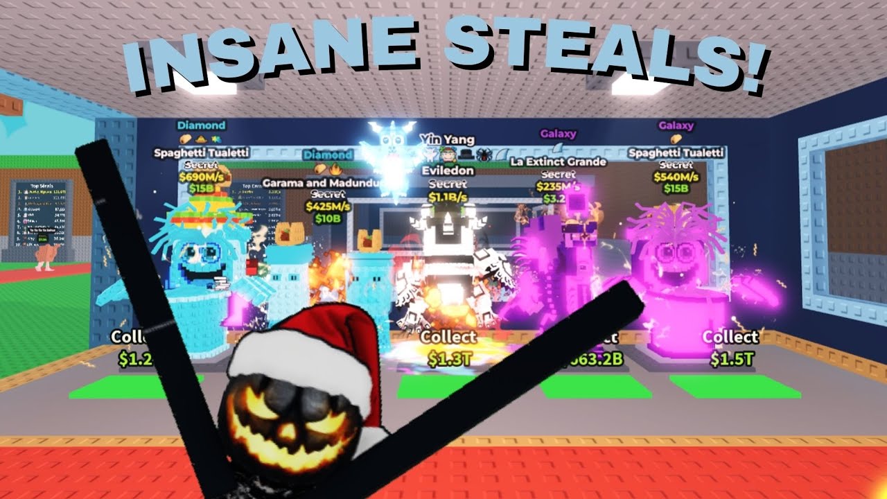 КРАЖА САМЫХ БЕЗУМНЫХ ПРЕДМЕТОВ В МИРЕ! Укради Brainrot ROBLOX!