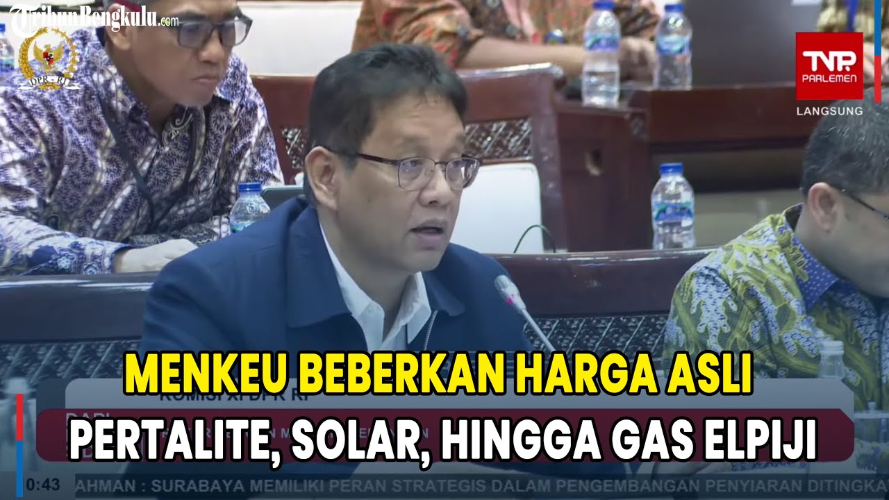 BUKA-BUKAAN! Menkeu Purbaya Beberkan Harga Asli BBM hingga Gas Elpiji di Depan DPR