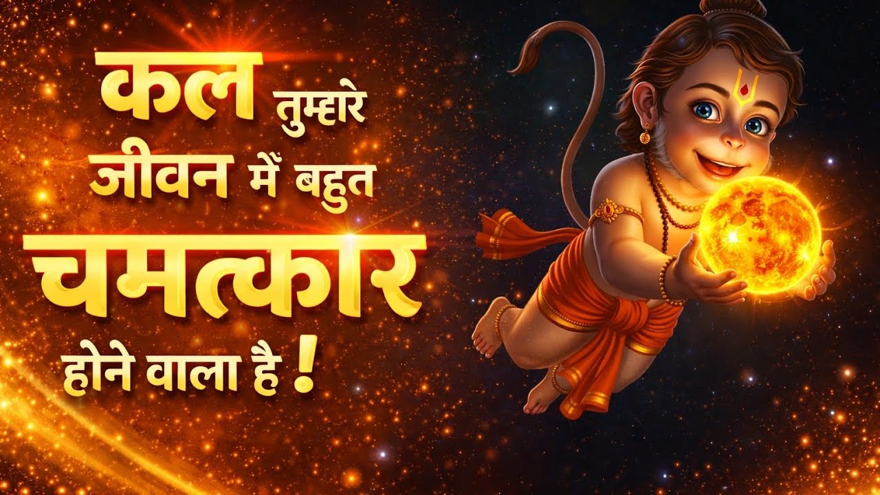कल तुम्हारे  जिवन में  बहूत  बड़ा  चमकार होने वाला है ||HANUMAN ji ka messages 💌....