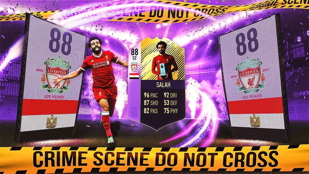 FIOLETOWY SALAH 88!!! OMG! NIESAMOWITA KARTA! | FIFA 18 ULTIMATE TEAM
